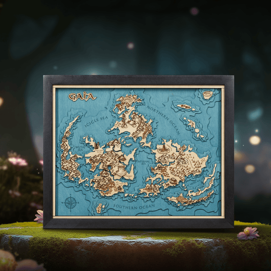 GAIA 3D WOOD MAP - ZeWood