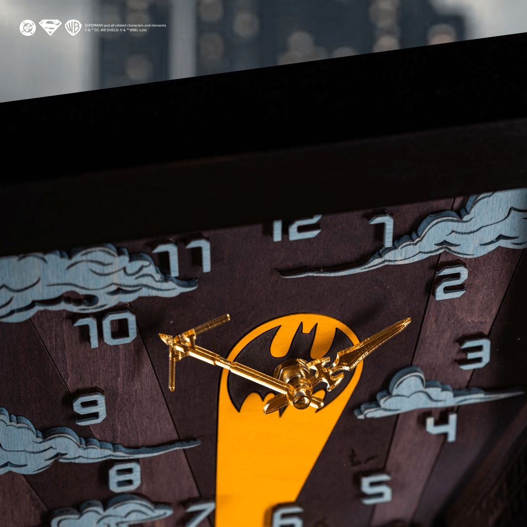 BATMAN™ NIGHT 3D WOOD CLOCK - ZeWood