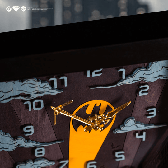 BATMAN™ NIGHT 3D WOOD CLOCK - ZeWood