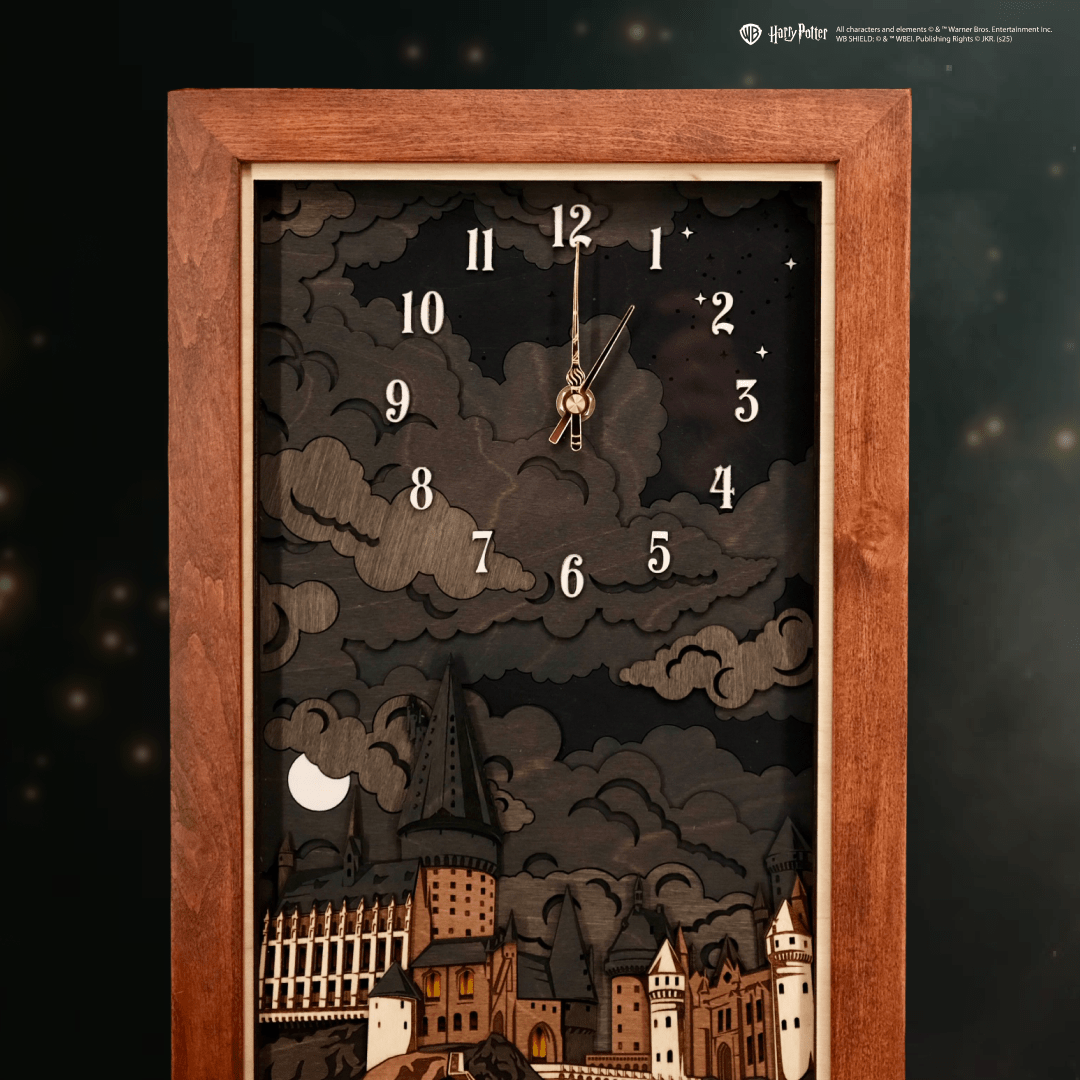 HOGWARTS™ CLOCK 2.0 - MIDNIGHT EDITION - ZeWood