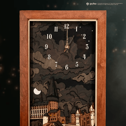 HOGWARTS™ CLOCK 2.0 - MIDNIGHT EDITION - ZeWood