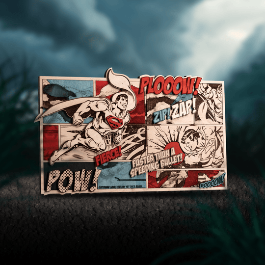 SUPERMAN POSTER: UNSTOPPABLE POWER! – A Bold Housewarming Gift - ZeWood