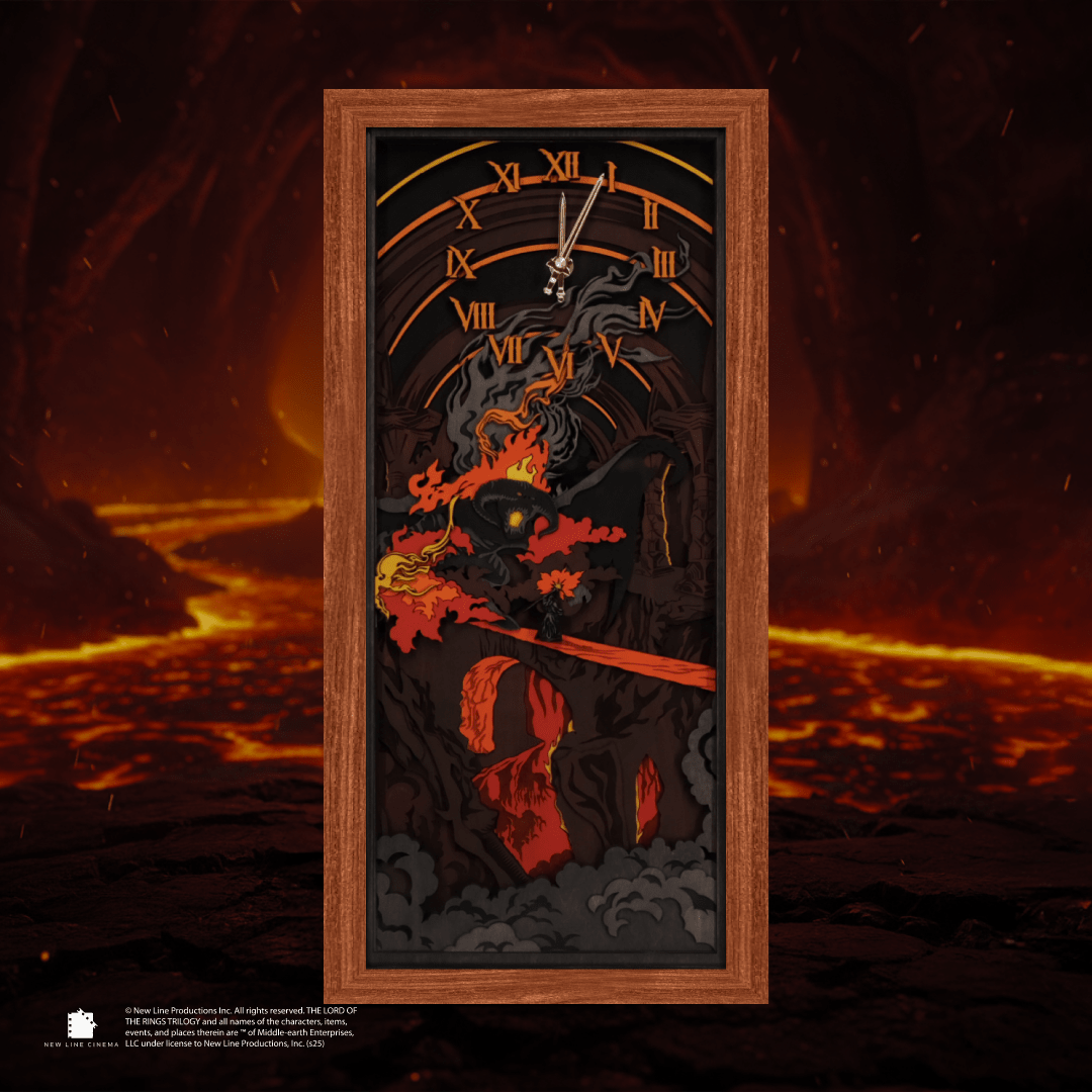 THE BALROG 3D WALL CLOCK - ZeWood