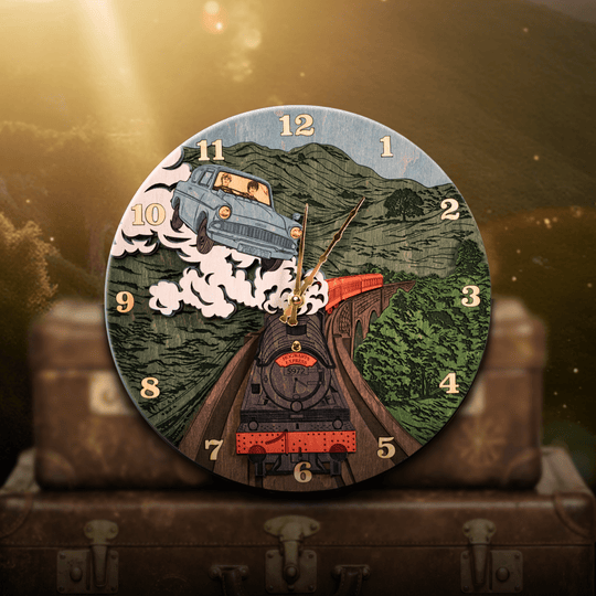 CUSTOM 3D WOOD CLOCK - ZeWood