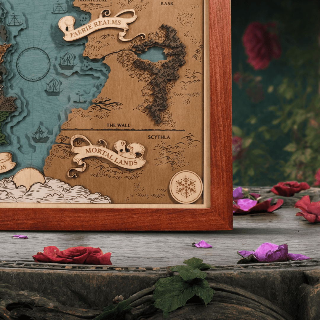 PRYTHIAN 3D WOOD MAP - ZeWood