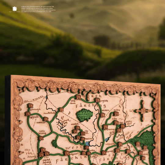 THE SHIRE 3D WOOD MAP - ZeWood