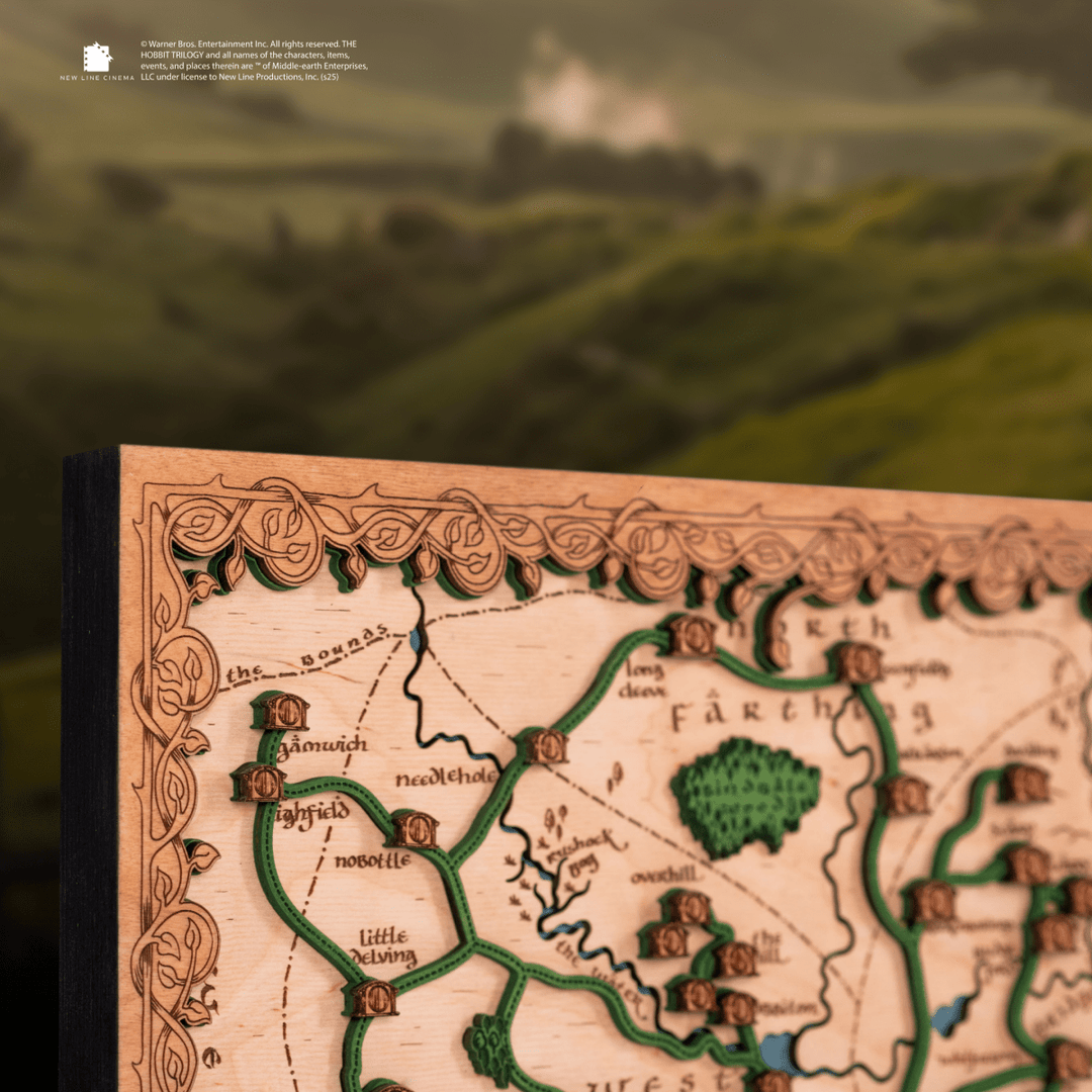 THE SHIRE 3D WOOD MAP - ZeWood