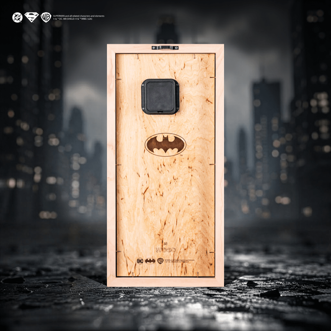 BATMAN™ NIGHT 3D WOOD CLOCK - ZeWood