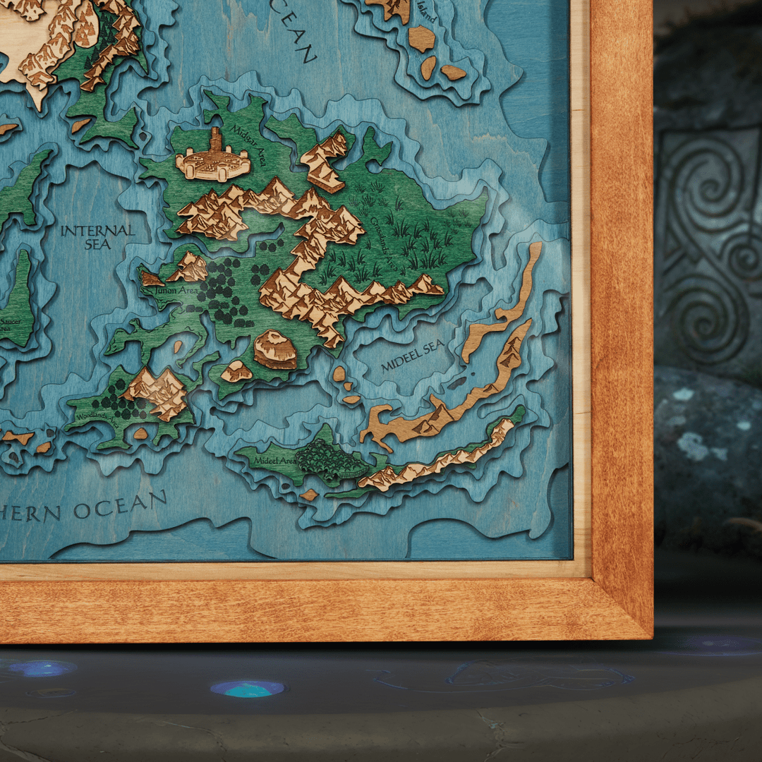 GAIA 3D WOOD MAP - ZeWood