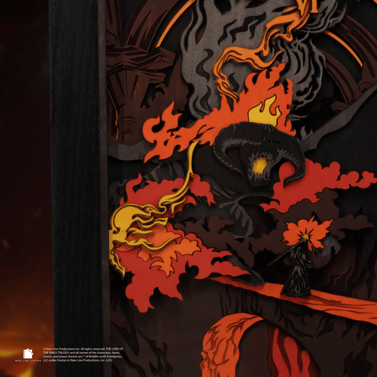 THE BALROG 3D WALL CLOCK - ZeWood