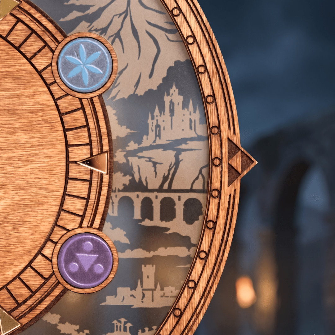 HYRULE ECHOES OF TIME WOODEN 3D WALL CLOCK - ZeWood