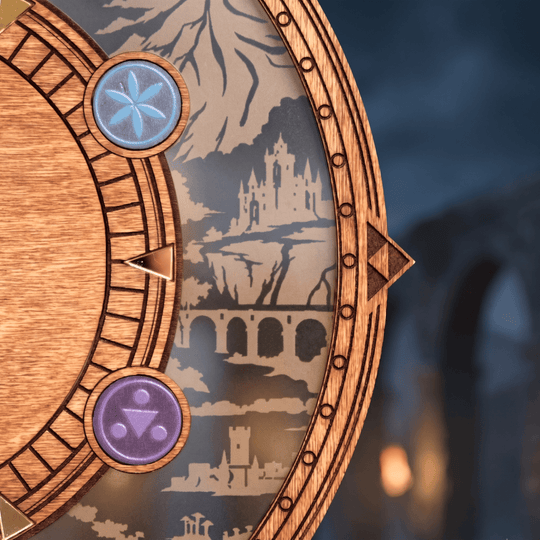 HYRULE ECHOES OF TIME WOODEN 3D WALL CLOCK - ZeWood