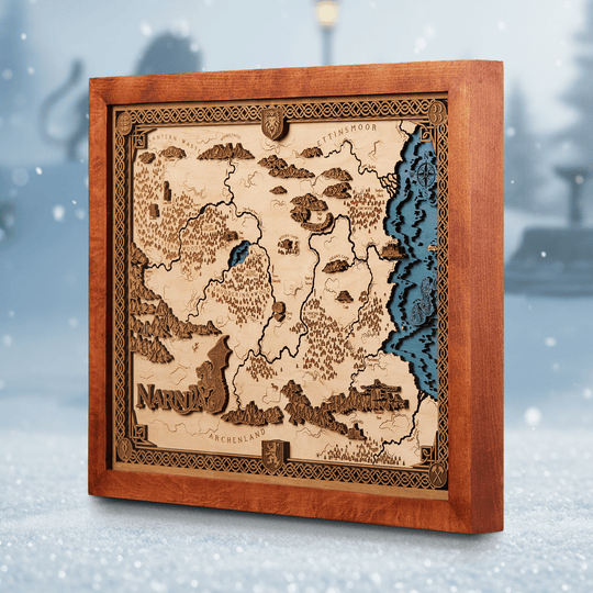 3D NARNIA WOOD MAP