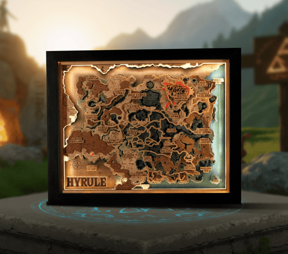 3D HYRULE WOOD MAP 2.0 - ZeWood