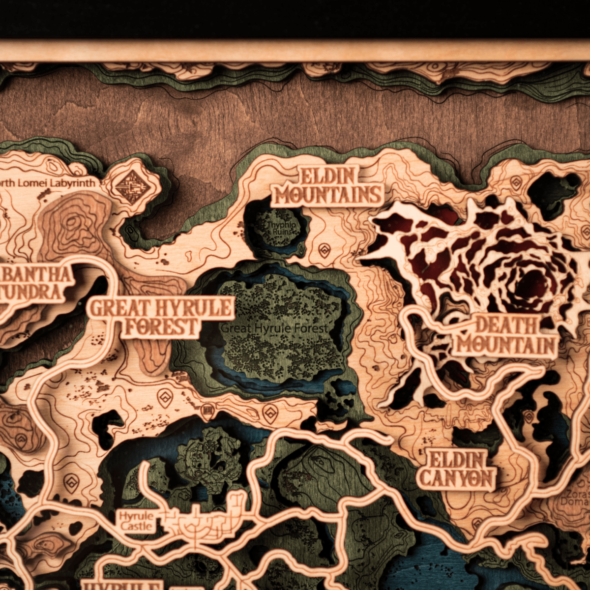 3D HYRULE WOOD MAP 2.0 - ZeWood