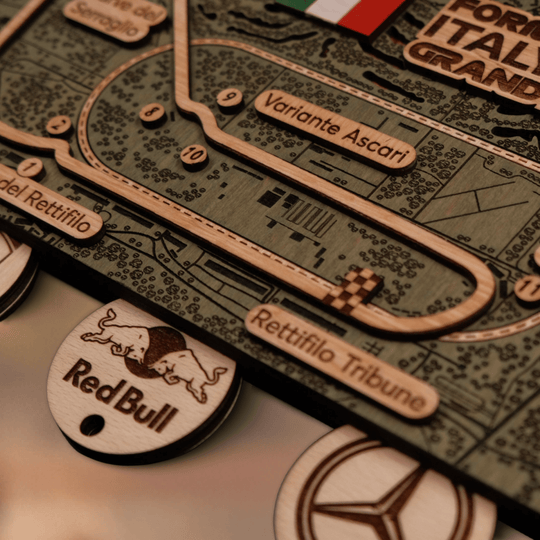 FORMULA 1 ITALY GRAND PRIX - MONZA CIRCUIT KEY HOLDER - ZeWood