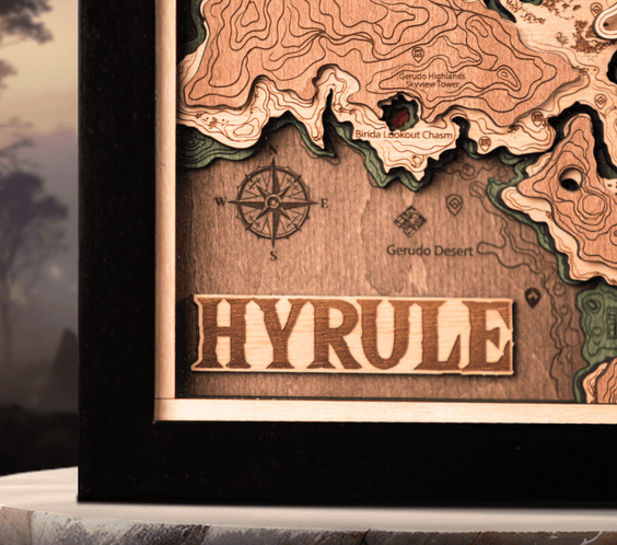 3D HYRULE WOOD MAP 2.0 - ZeWood