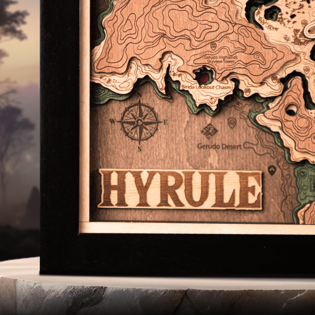 3D HYRULE WOOD MAP 2.0 - ZeWood