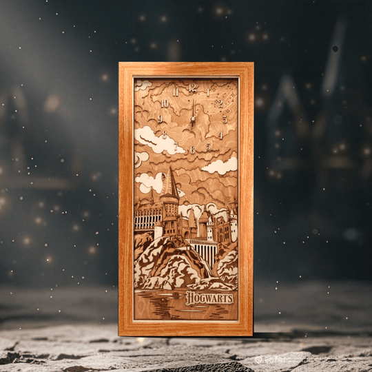 HOGWARTS™ CLOCK 2.0 - MIDNIGHT EDITION - ZeWood