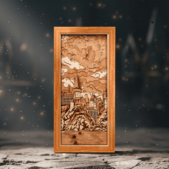 HOGWARTS™ CLOCK 2.0 - MIDNIGHT EDITION - ZeWood