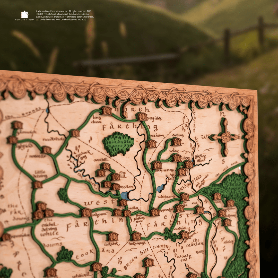 THE SHIRE 3D WOOD MAP - ZeWood