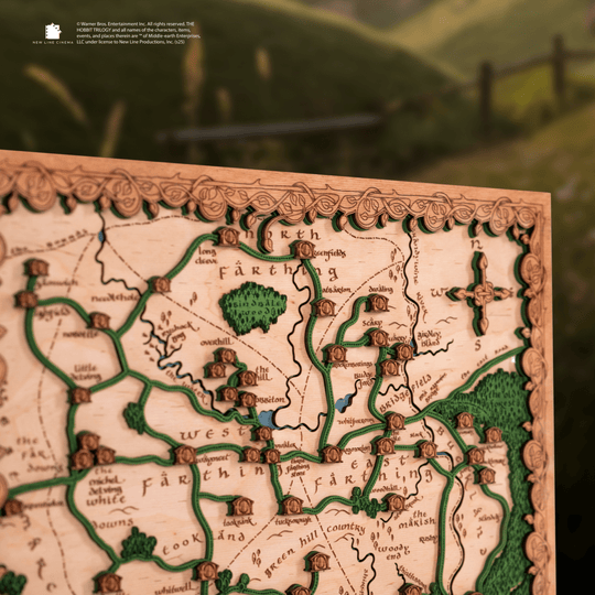 THE SHIRE 3D WOOD MAP - ZeWood