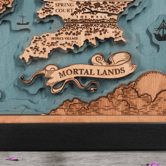 PRYTHIAN 3D WOOD MAP - ZeWood