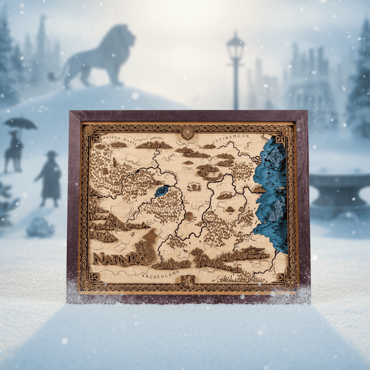3D NARNIA WOOD MAP