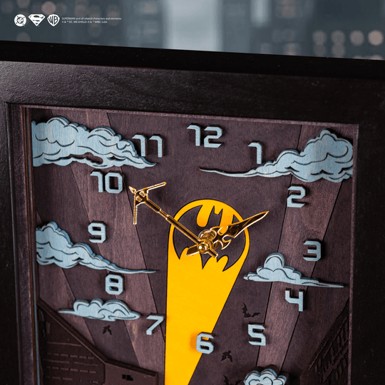 BATMAN™ NIGHT 3D WOOD CLOCK - ZeWood