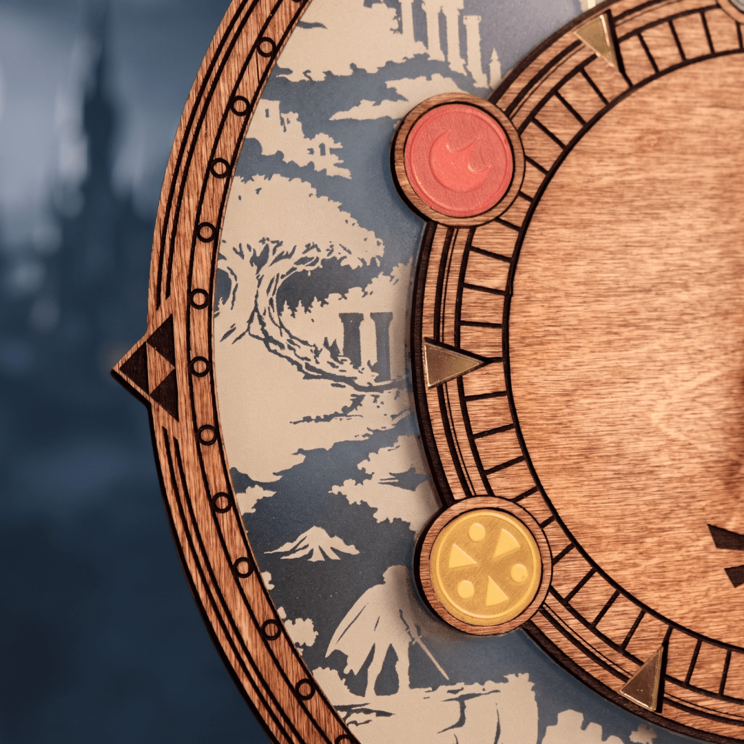 HYRULE ECHOES OF TIME WOODEN 3D WALL CLOCK - ZeWood