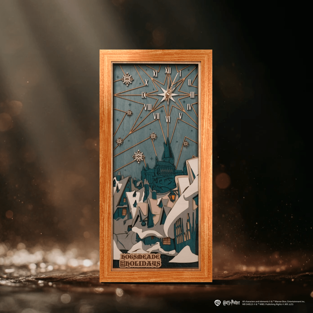 HOGSMEADE™ HOLIDAYS 3D WALL CLOCK - ZeWood