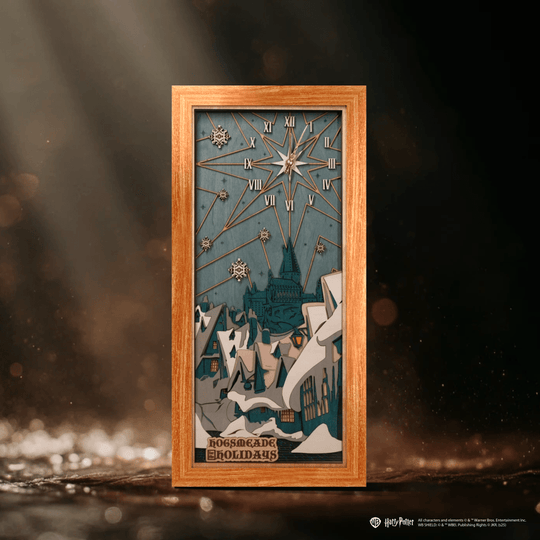 HOGSMEADE™ HOLIDAYS 3D WALL CLOCK - ZeWood