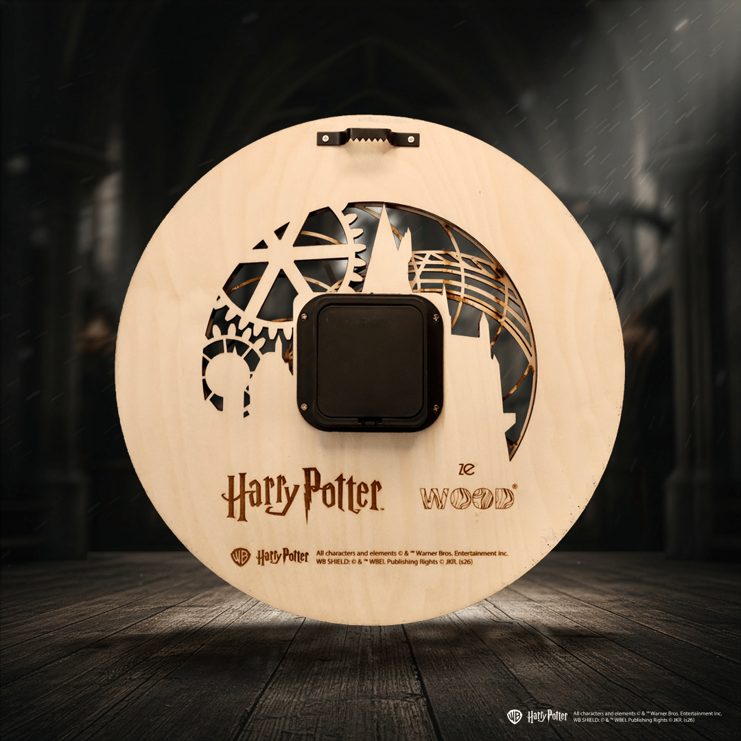 HANDCRAFTED HOGWARTS™ CLOCK TOWER 3D WALL CLOCK - OFFICIALLY LICENSED - HARRY POTTER - ZeWood