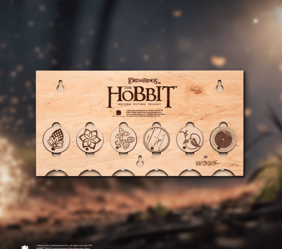 MIDDLE EARTH™ 3D KEY HOLDER – a thoughtful wood anniversary gift - ZeWood