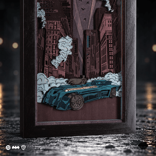 BATMAN™ NIGHT 3D WOOD CLOCK - ZeWood