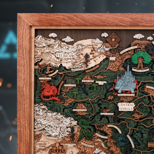Bring Hyrule’s magic home! A detailed 3D fan art piece perfect for Zeldа