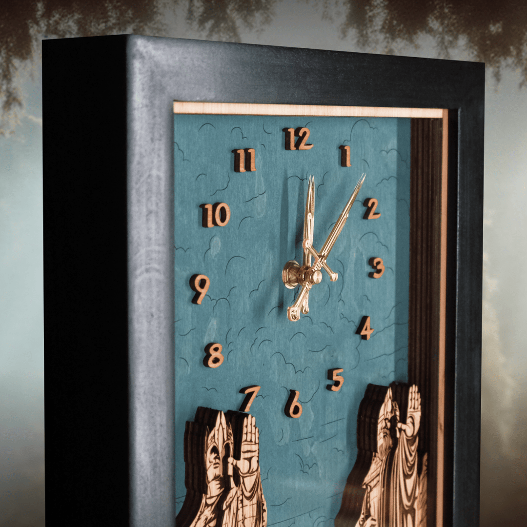THE ARGONATH™ 3D WOOD WALL CLOCK - ZeWood