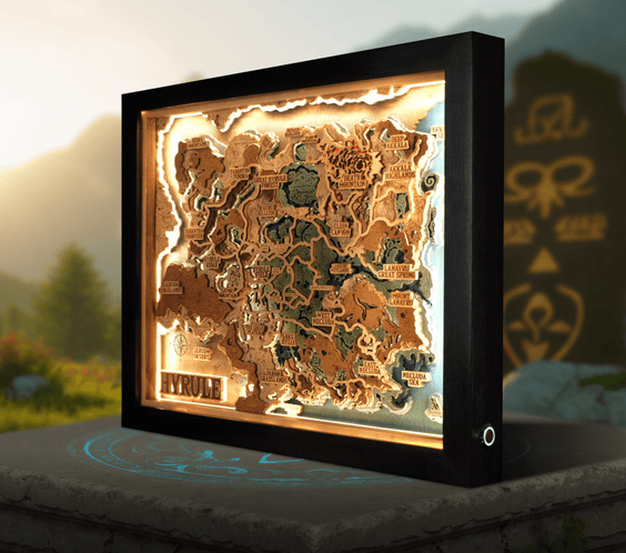 3D HYRULE WOOD MAP 2.0 - ZeWood