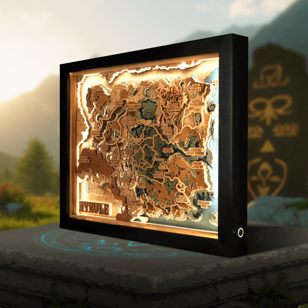 3D HYRULE WOOD MAP 2.0 - ZeWood