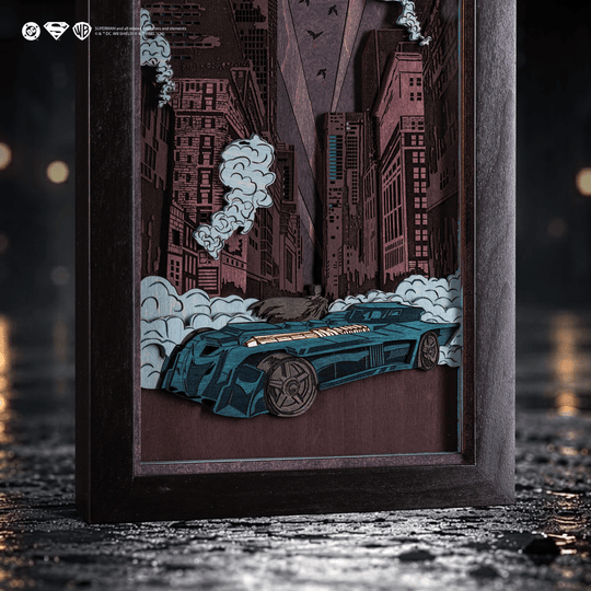 BATMAN™ NIGHT 3D WOOD CLOCK - ZeWood