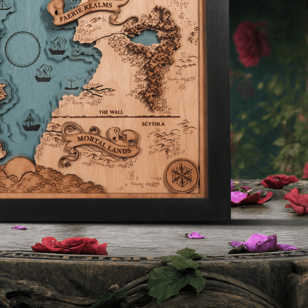 PRYTHIAN 3D WOOD MAP - ZeWood