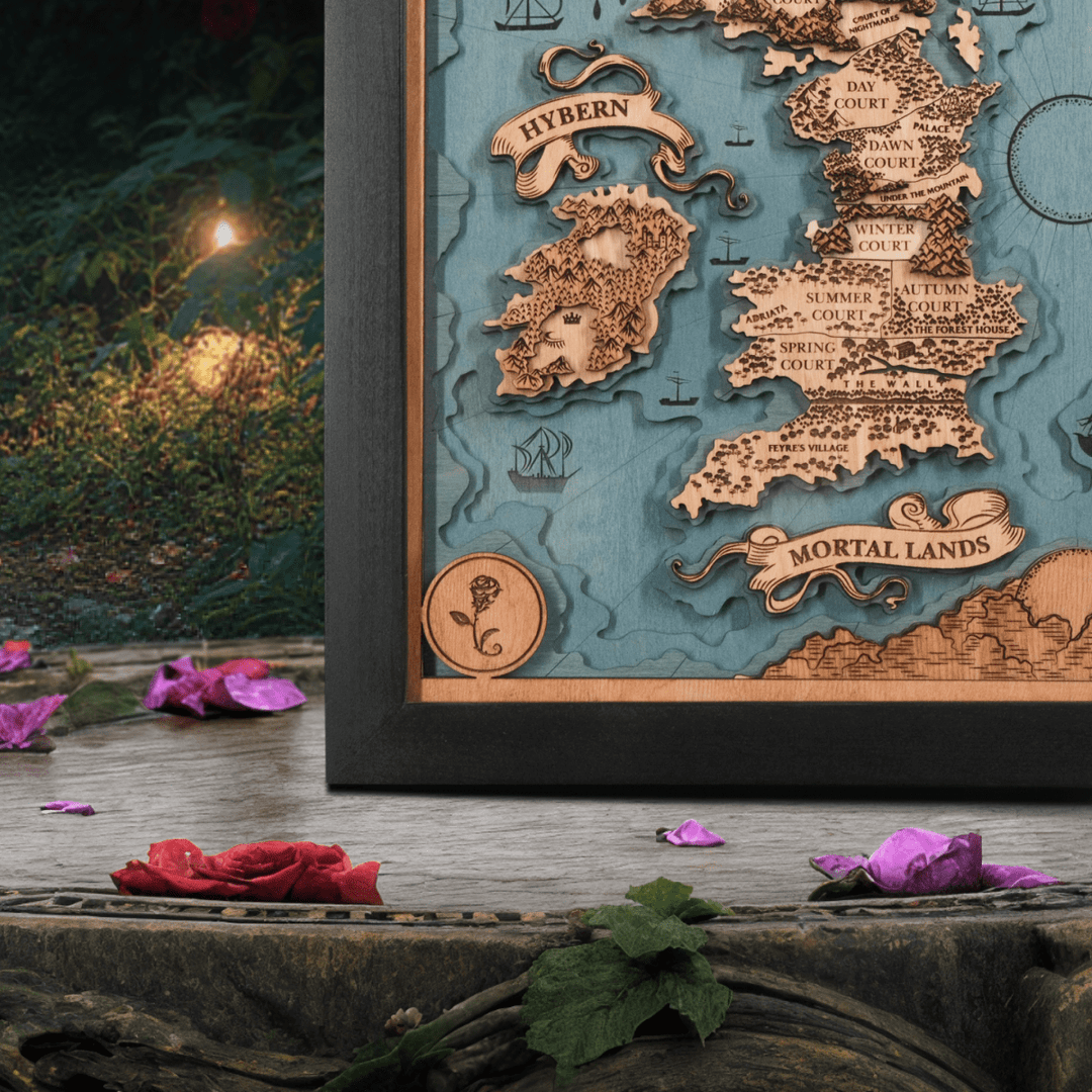 PRYTHIAN 3D WOOD MAP - ZeWood