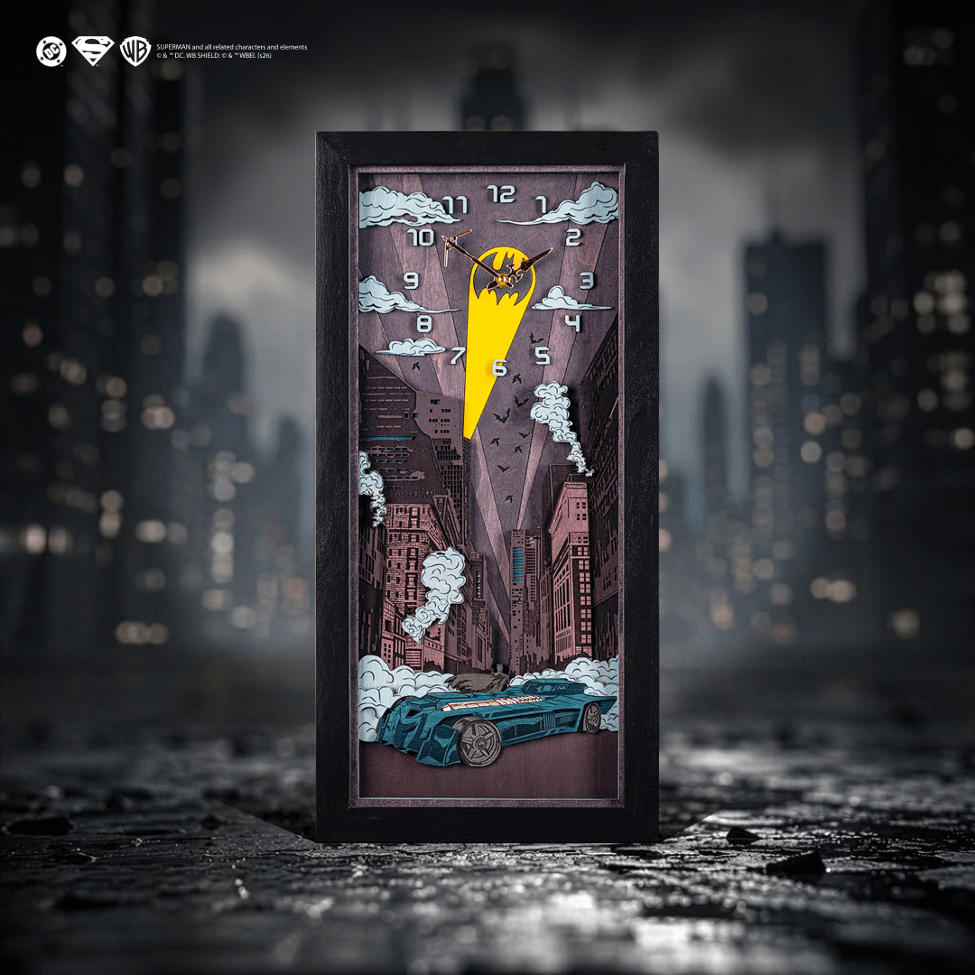 BATMAN™ NIGHT 3D WOOD CLOCK - ZeWood