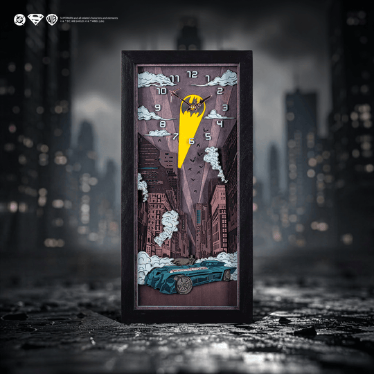 BATMAN™ NIGHT 3D WOOD CLOCK - ZeWood