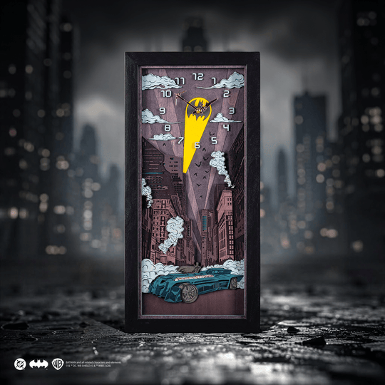 BATMAN™ NIGHT 3D WOOD CLOCK - ZeWood