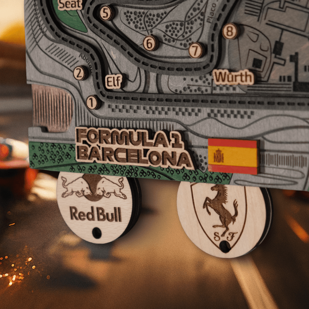 FORMULA 1 SPANISH GRAND PRIX KEY HOLDER - ZeWood