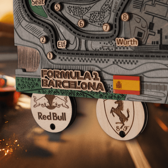 FORMULA 1 SPANISH GRAND PRIX KEY HOLDER - ZeWood