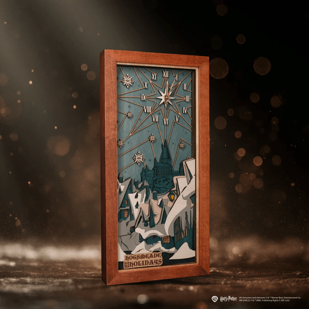 HOGSMEADE™ HOLIDAYS 3D WALL CLOCK - ZeWood