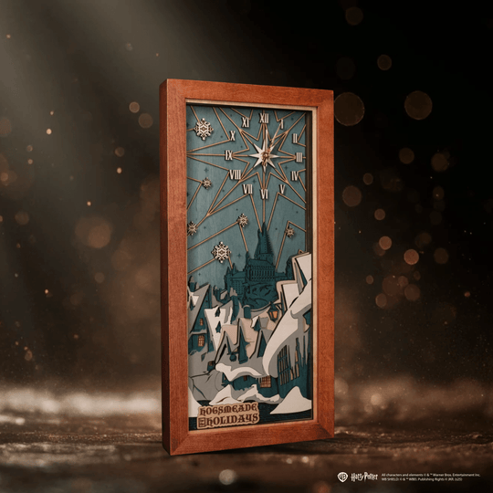 HOGSMEADE™ HOLIDAYS 3D WALL CLOCK - ZeWood