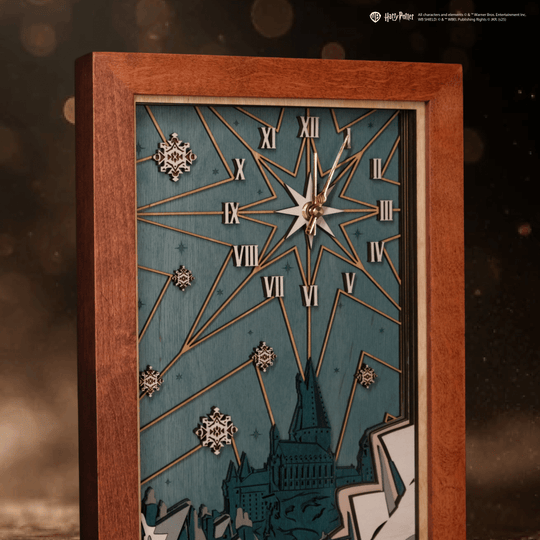 HOGSMEADE™ HOLIDAYS 3D WALL CLOCK - ZeWood